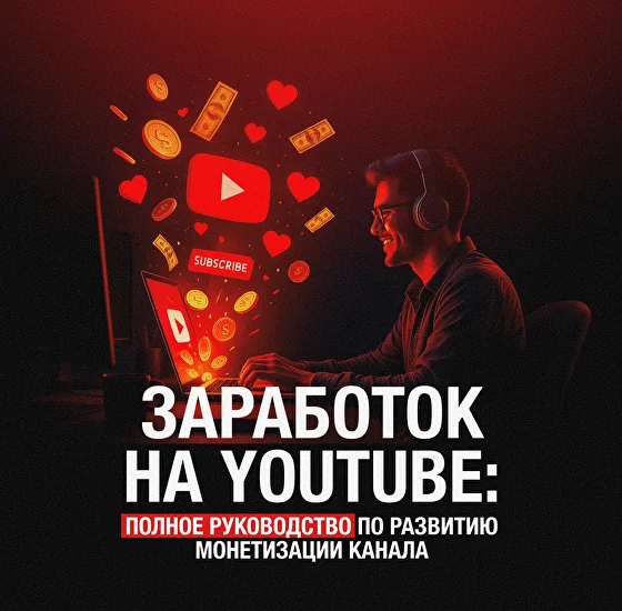 Заработок на YouTube: Полное руководство по созданию и развитию прибыльного канала