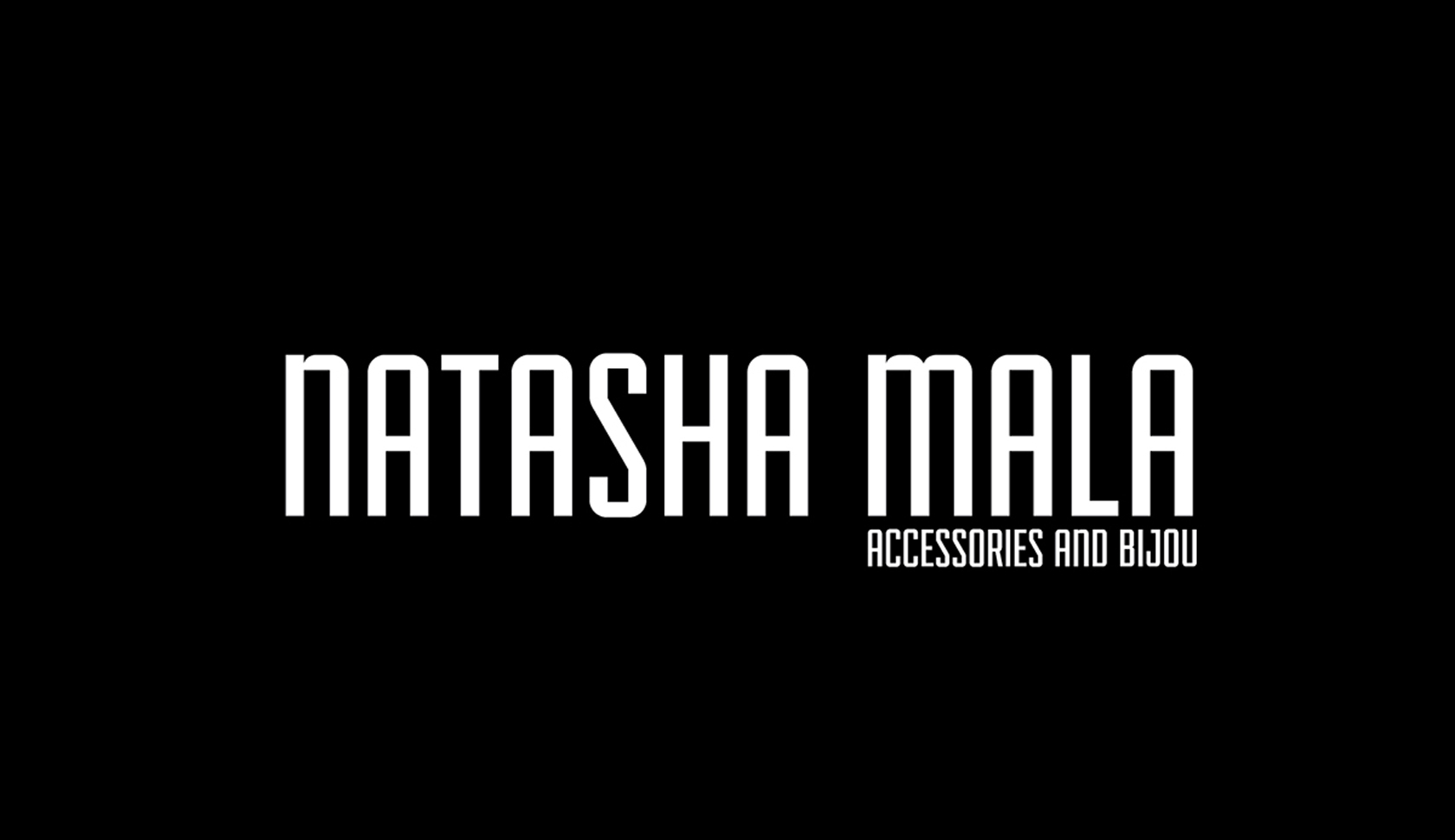 Логотип дизайнера одежды и бижутерии Natasha Mala