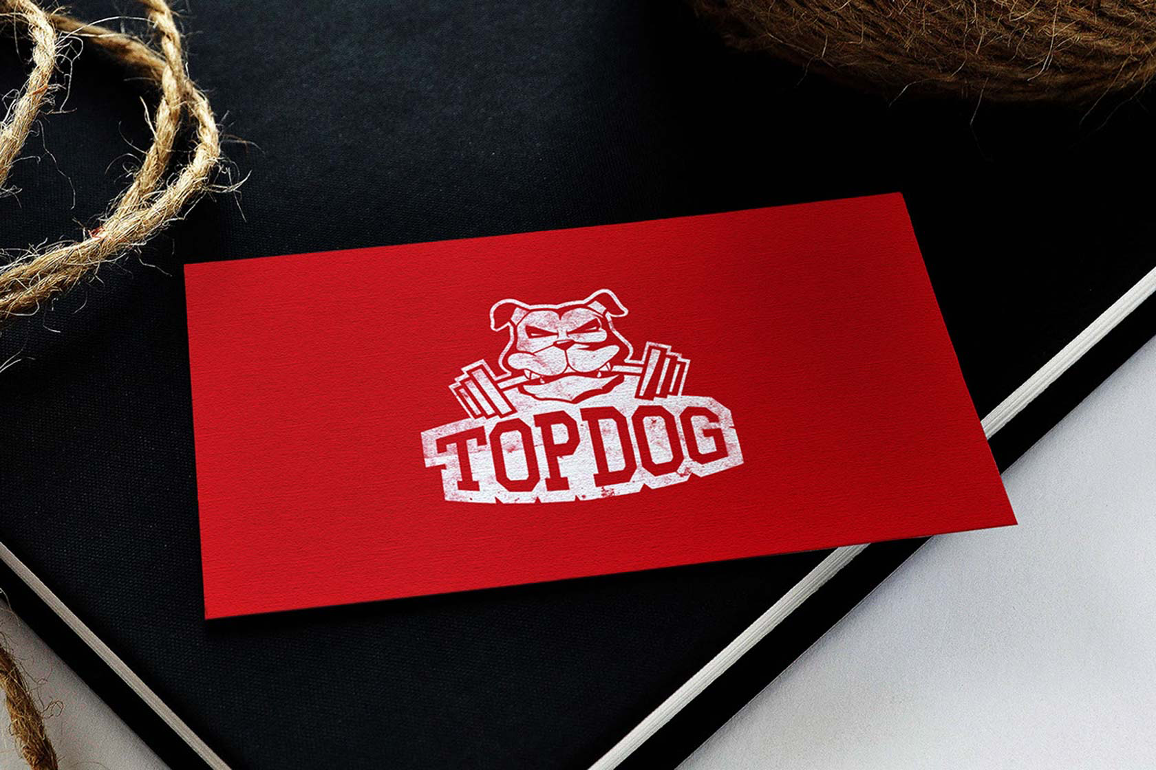 Логотип бренда магазина одежды Top-Dog